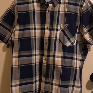Men's Plaid Short Sleeve Shirt
